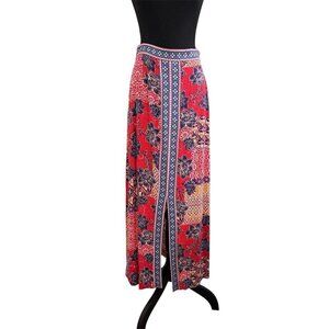 Monsoon Women’s Bohemian Style Front Slit Skirt Size M